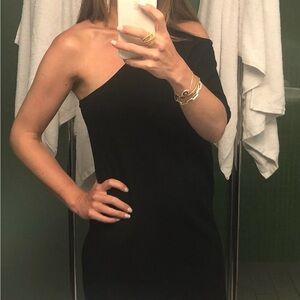 Halston Heritage one shoulder dress sz 2